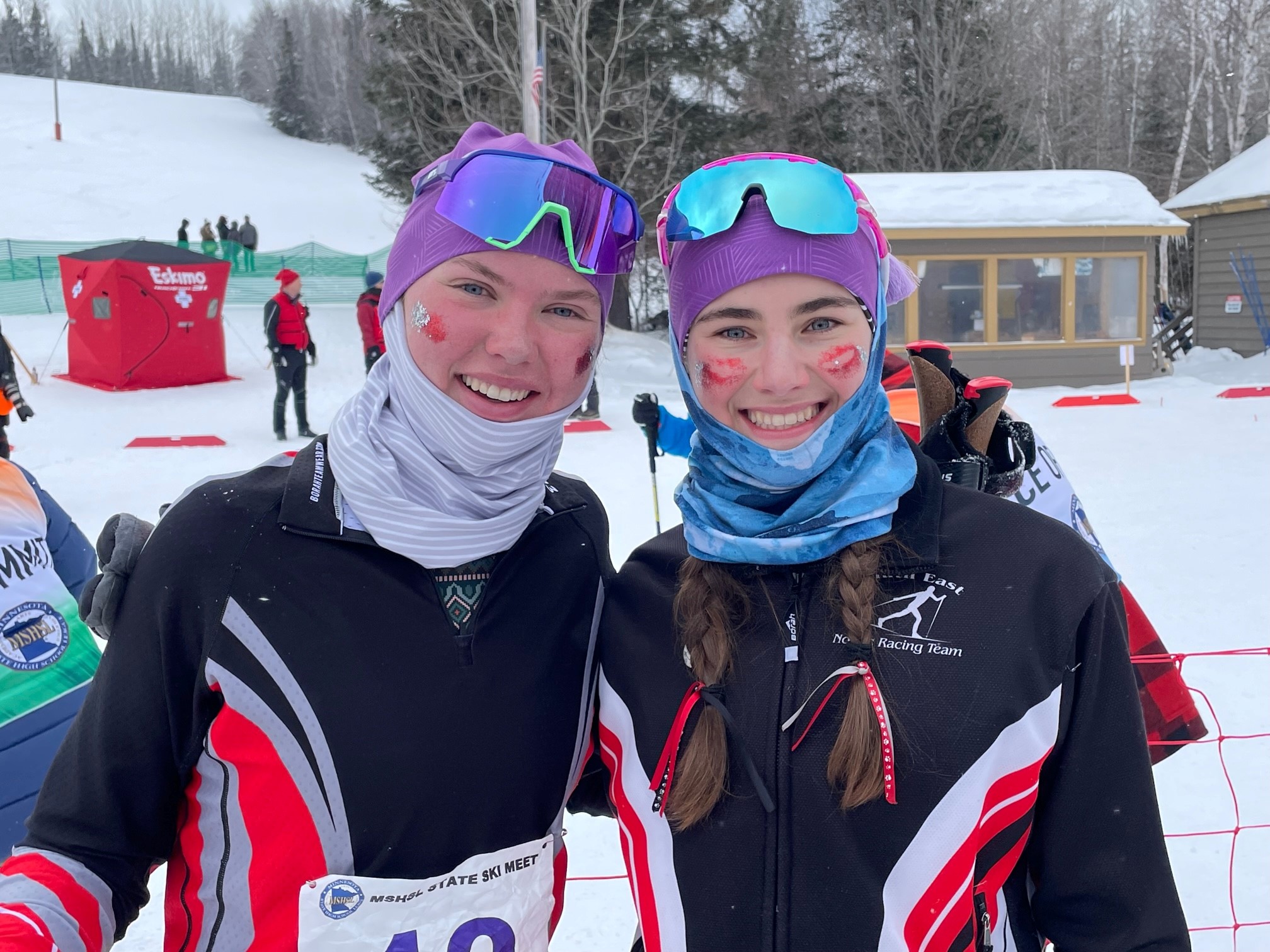 Duluth East Girls Nordic Skiing Relay Champs 2023