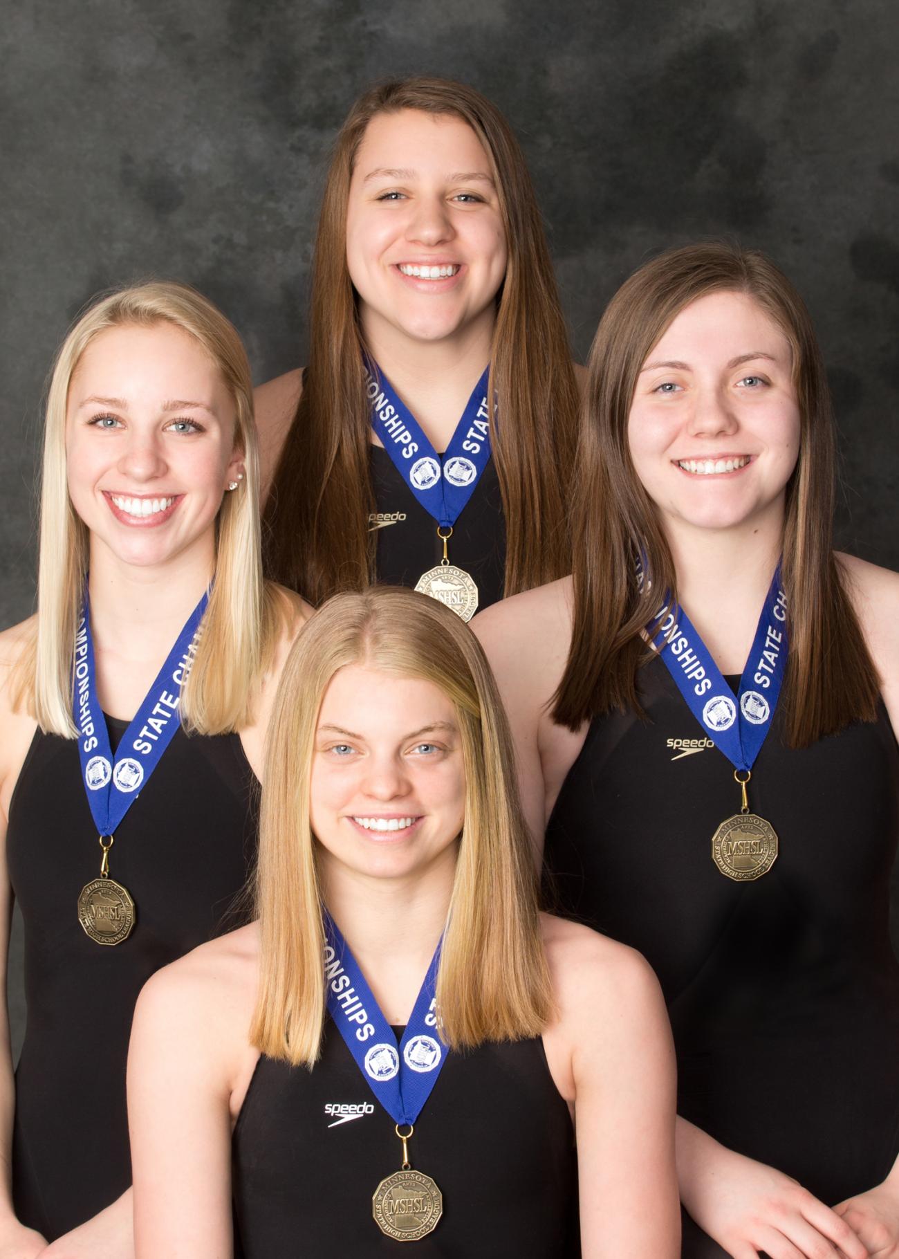 Hutchinson 200 Freestyle Relay Champions