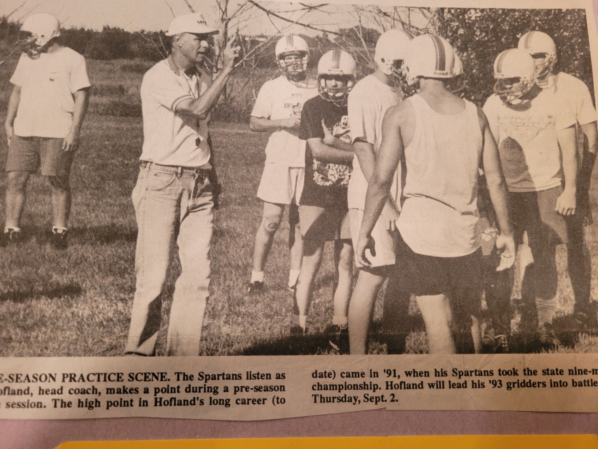 Neal Hofland has coached high school football in Minnesota for 60 years