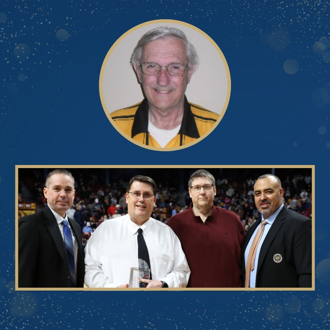 Tom Lawrence. Sons Peter and Mike accept Distinguished Service Award.