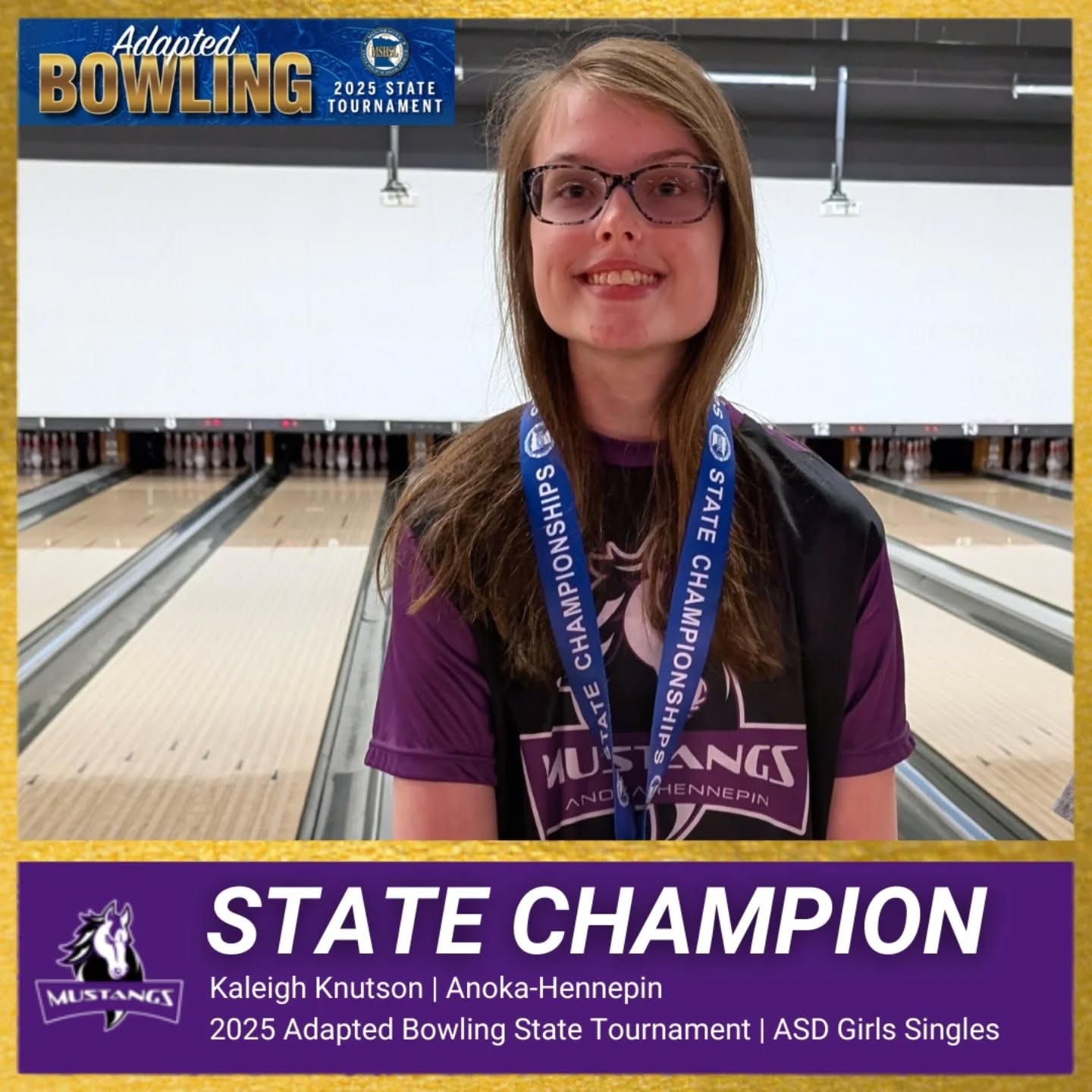 🎉 Congratulations to the 2025 Adapted Bowling State Champions!