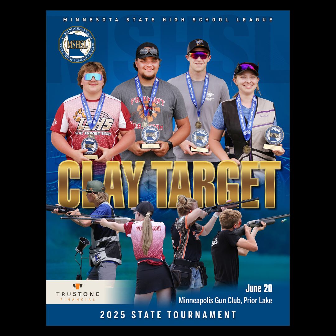 The Clay Target State Tournament program is now available.
Programs are available exclusively online.
View, print or download the program.
State Tournament Programs: http://mshsl.org/programs