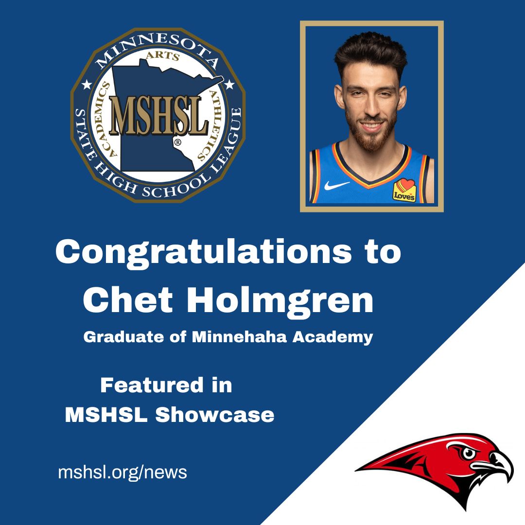 Chet Holmgren, a graduate of Minnehaha Academy, recently won an NBA championship with the Oklahoma City Thunder. During the Western Conference finals, Holmgren's former coach and teammates reflected on his journey to the NBA.

Watch more on Holmgren's accomplishments, courtesy of KSTP.com: www.mshsl.org/news