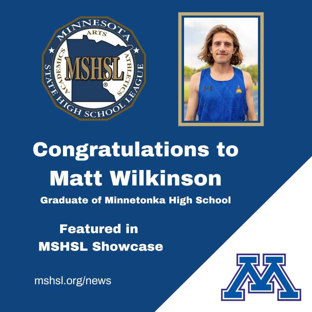 Matt Wilkinson, a graduate of Minnetonka High School, recently qualified for the Olympics in the 3,000-meter steeplechase. Wilkinson started running the steeplechase at Carleton College and won two NCAA titles with the Knights. He also competed for the University of Minnesota.

Read more about Wilkinson's running career, courtesy of FOX 9: www.mshsl.org/news