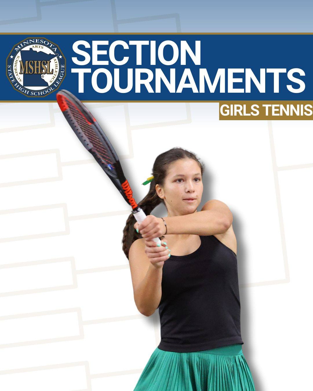 Section Tournaments start this week with Girls Tennis!

🎾 More info: mshsl.org/girlstennis