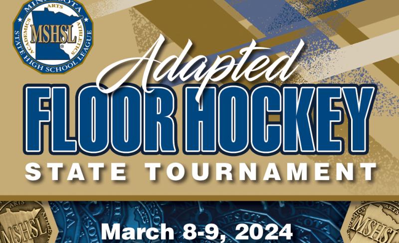 2024 Adapted Floor Hockey NEWS Logo