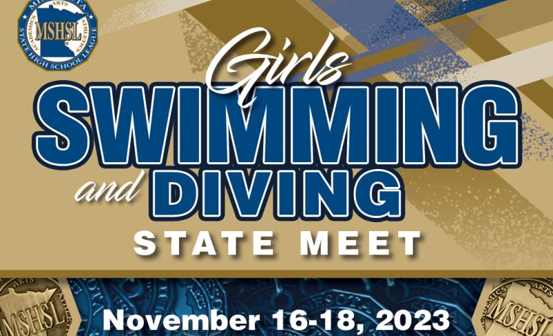 2023 Girls Swimming & Diving NEWS Logo