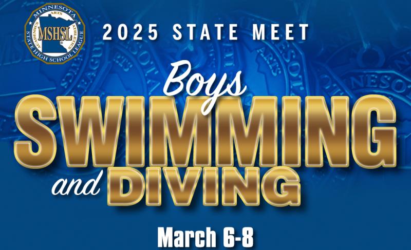 2025 Boys Swimming & Diving Header Image