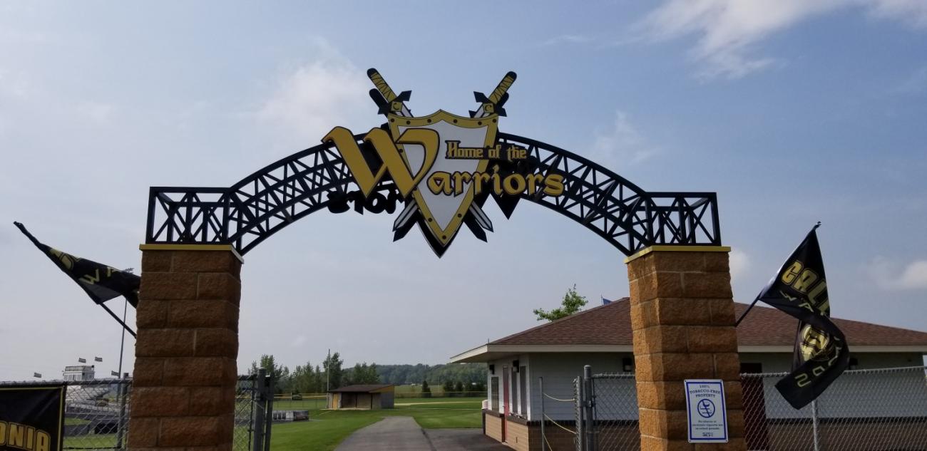 Entrance to Athletic Fields