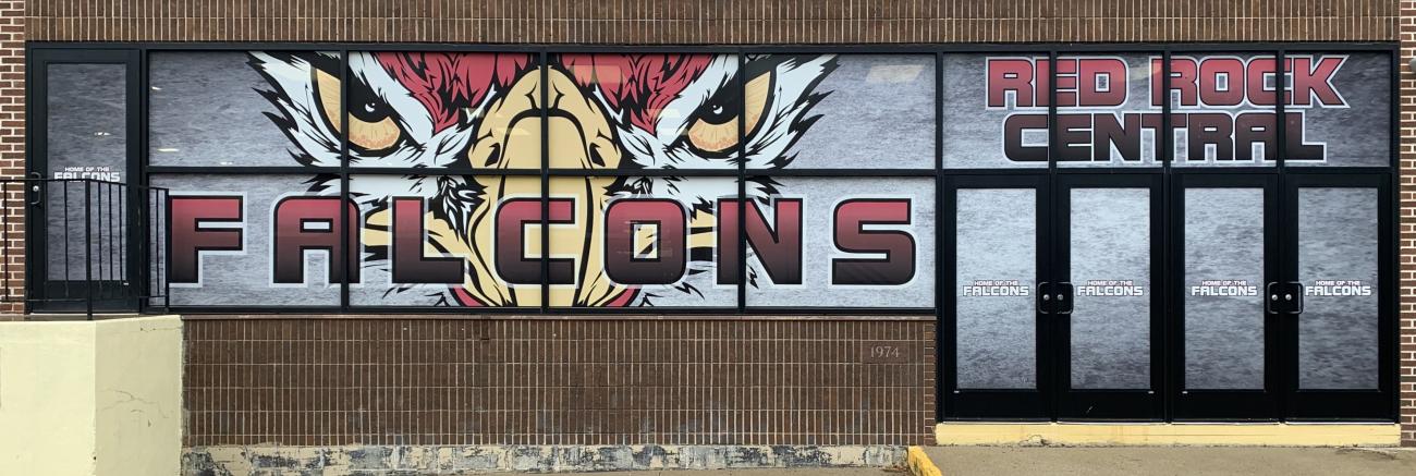 Red Rock Central Gym Entrance