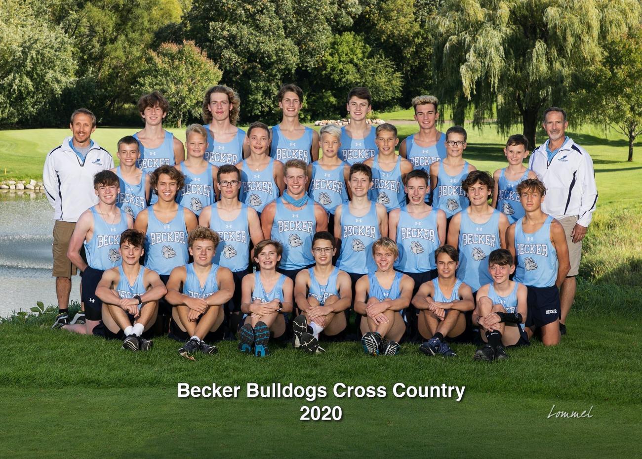 Becker 2020 Boys Cross Country Team Photo