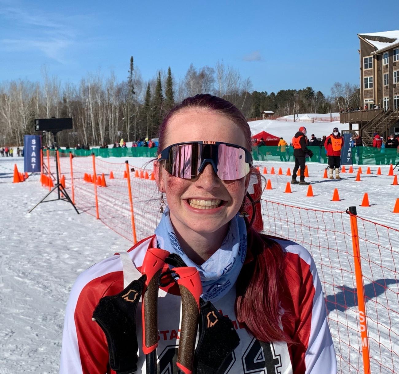 2021 Girls Nordic Ski Champion Molly Moening