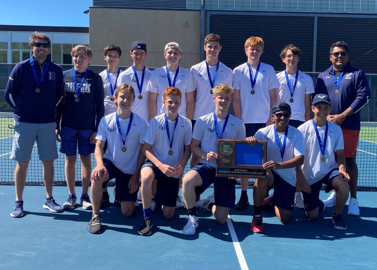 2021 Breck Boys Tennis Champ Photo