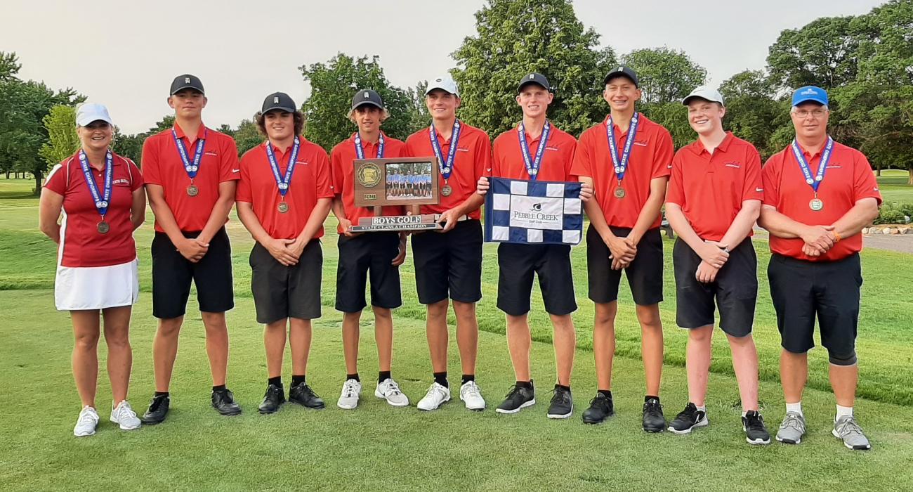 2021 Class A Boys Golf Champ Photo