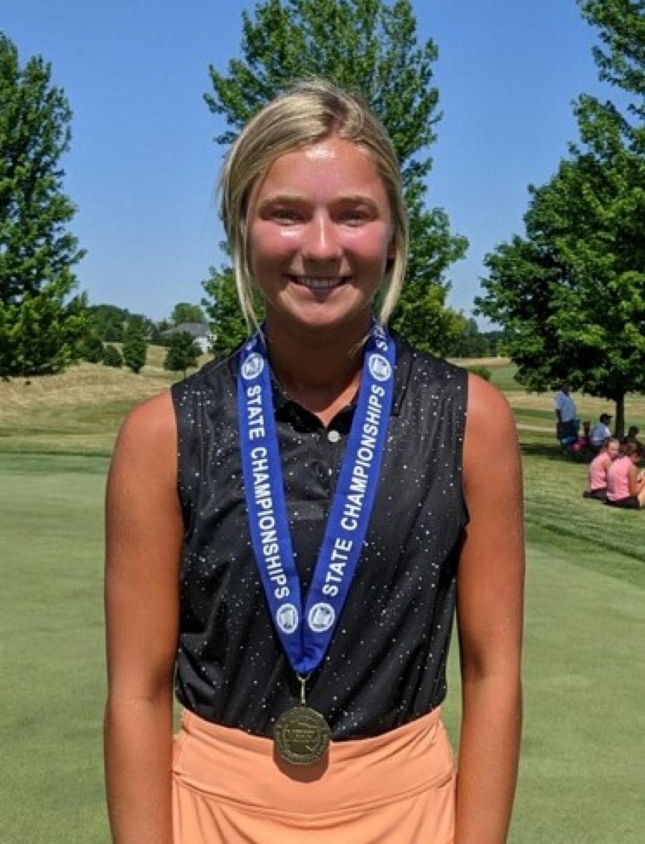 2021 Mallory Belka Girls Golf Champ Photo