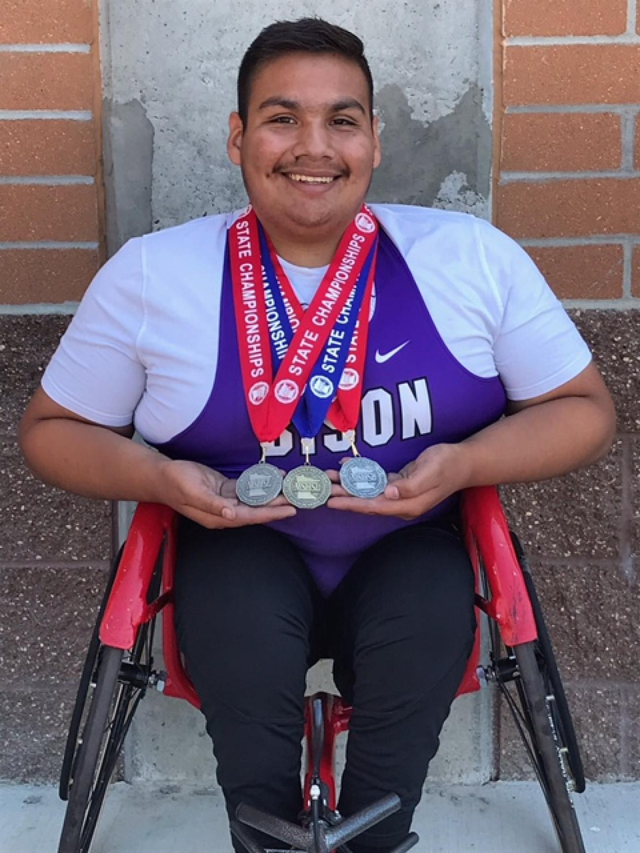 2021 Macario Palomares SC Shot Put Champ Photo