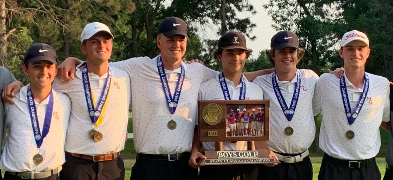 2021 Maple Grove Boys Golf Champ Photo