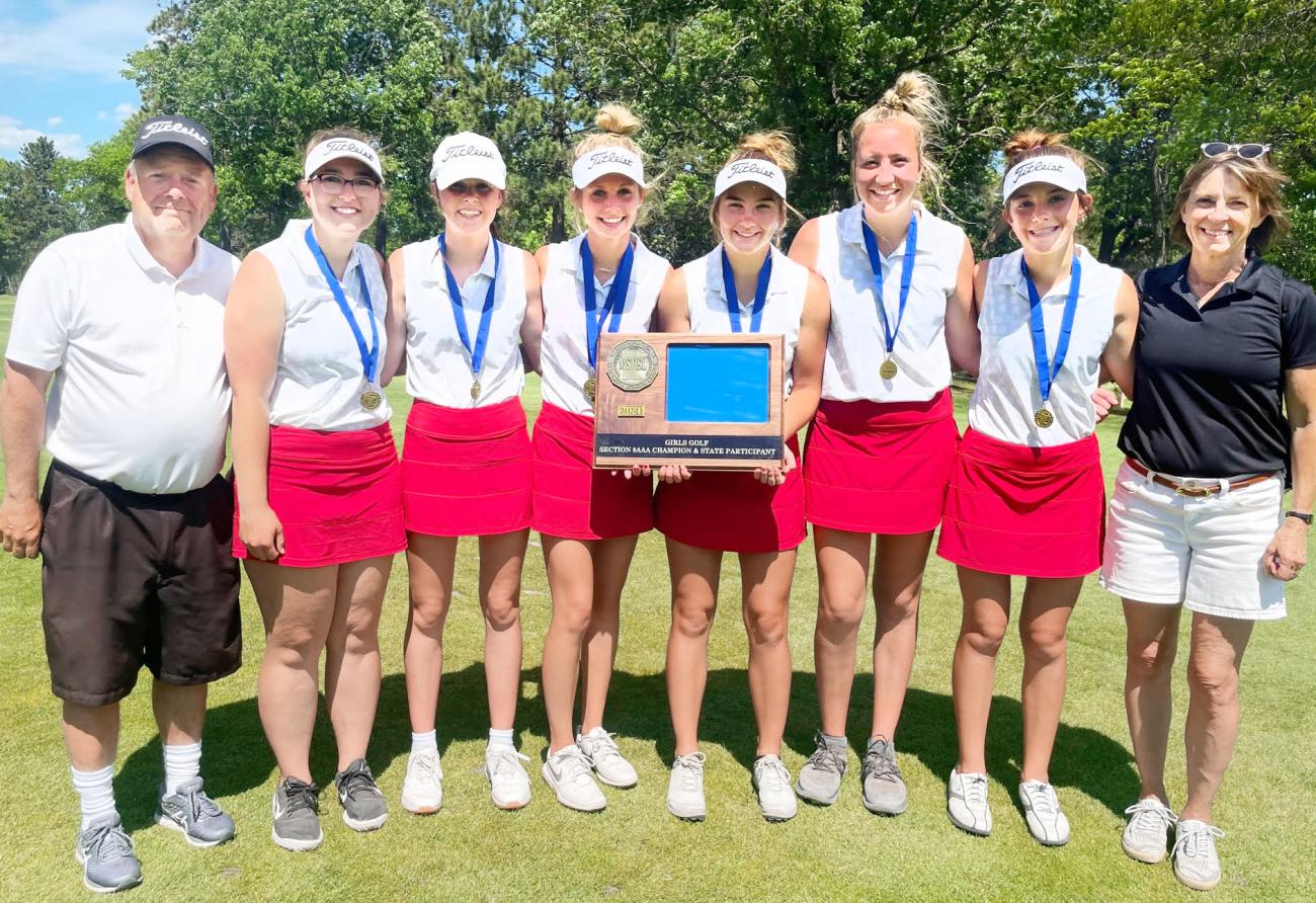 2021 Alexandria Girls Golf Champ Photo