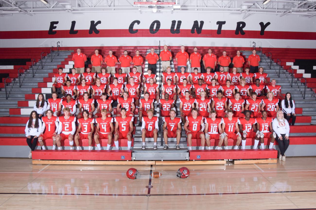 2021 Elk River Varsity Football Team Photo