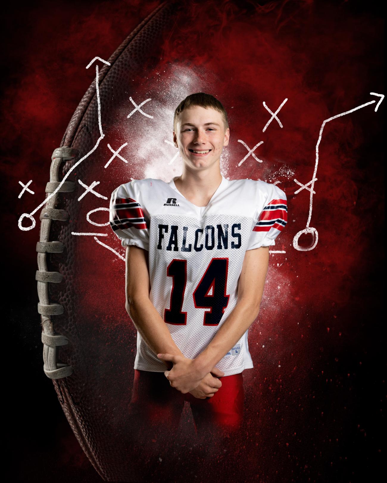 2021 Brayden Werpy FB Record-Setter Photo