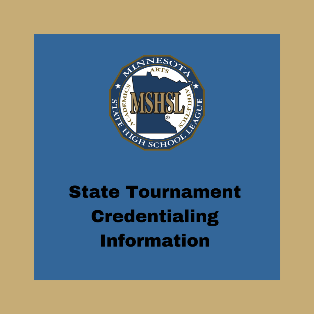 State Tournament Credentialing Information