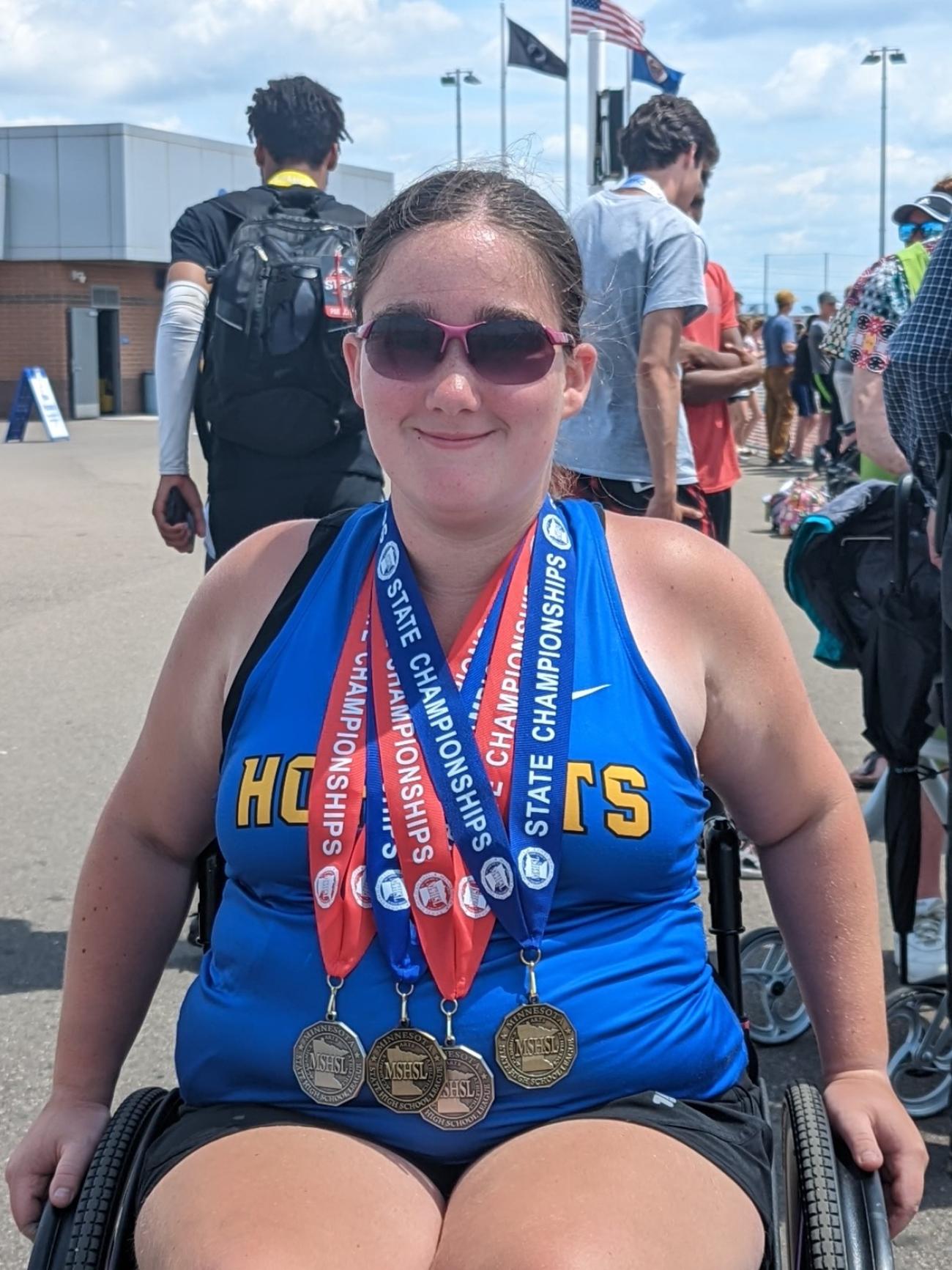 2022 Tayla Gassman WH Shot Put Champ Photo