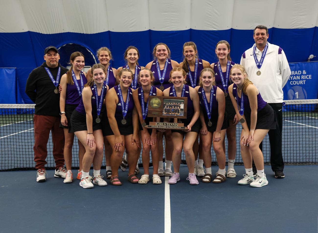 Girls Tennis Class A Team State Champion for 2022