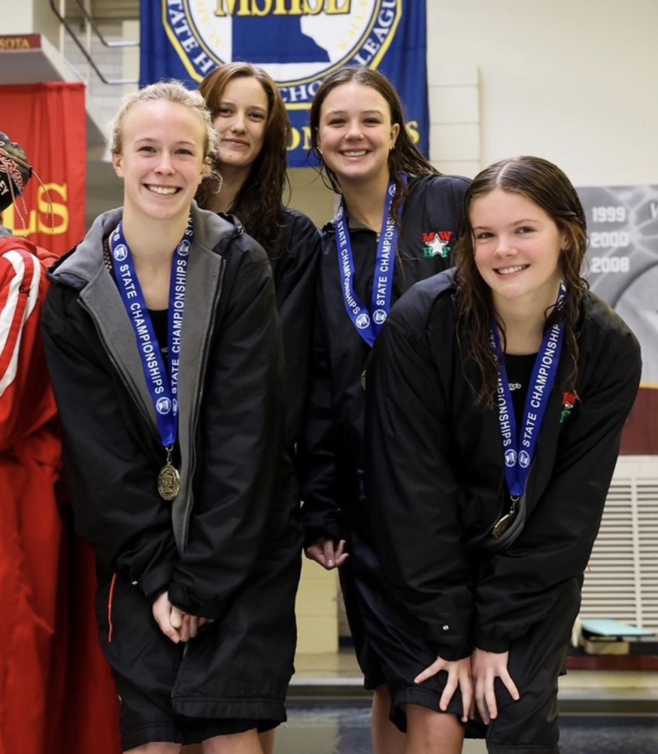 2022 200 Girls Medley Relay Champions