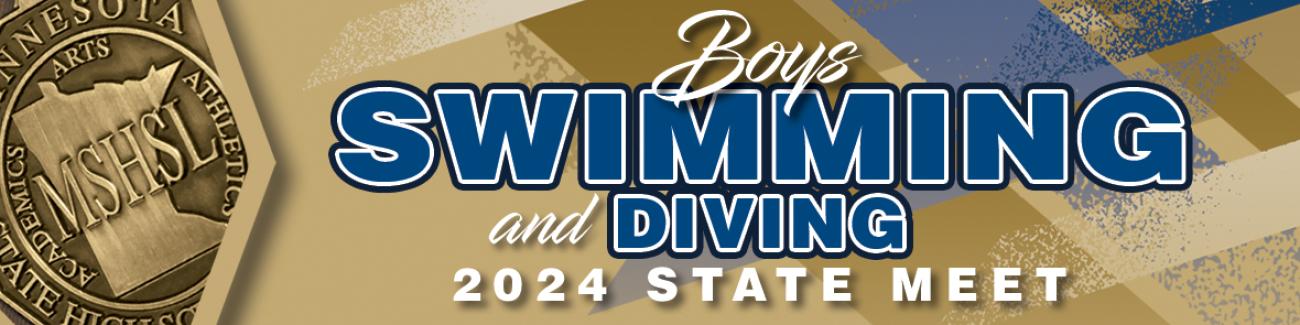 2024 Boys Swimming HEADER Logo