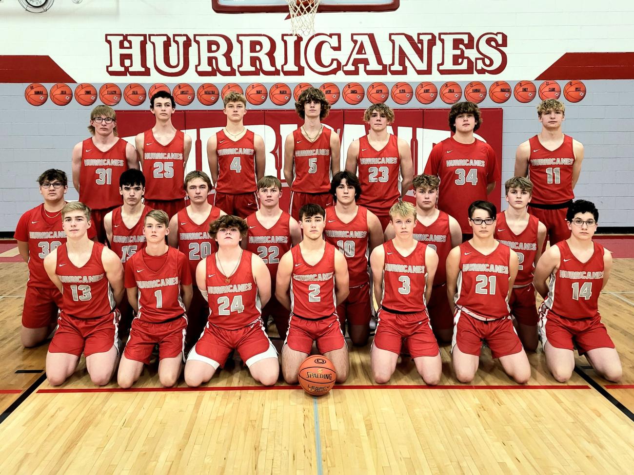 2023-2024 Houston High School Boys Basketball Team Photo