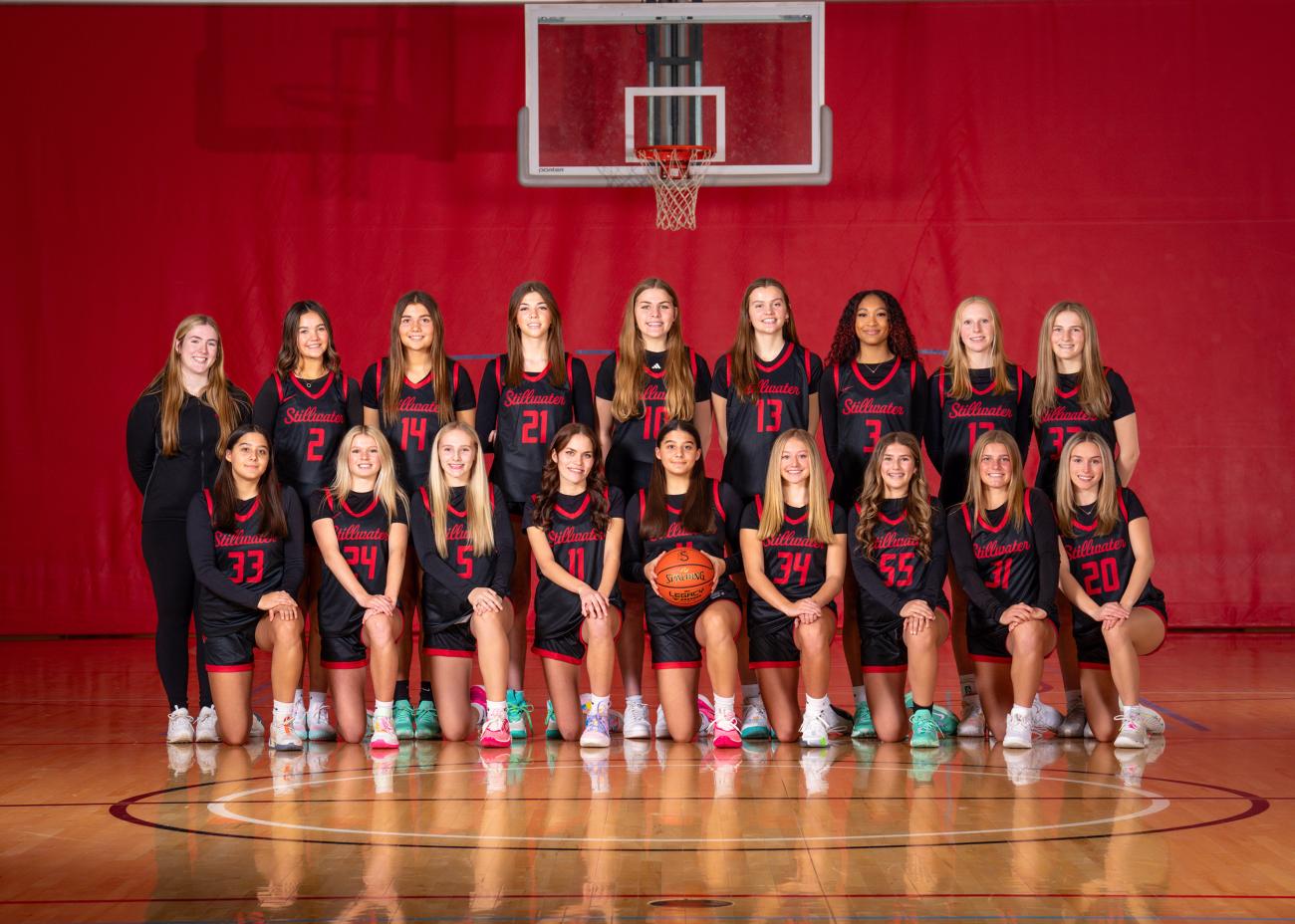 SAHS Girls Basketball Team