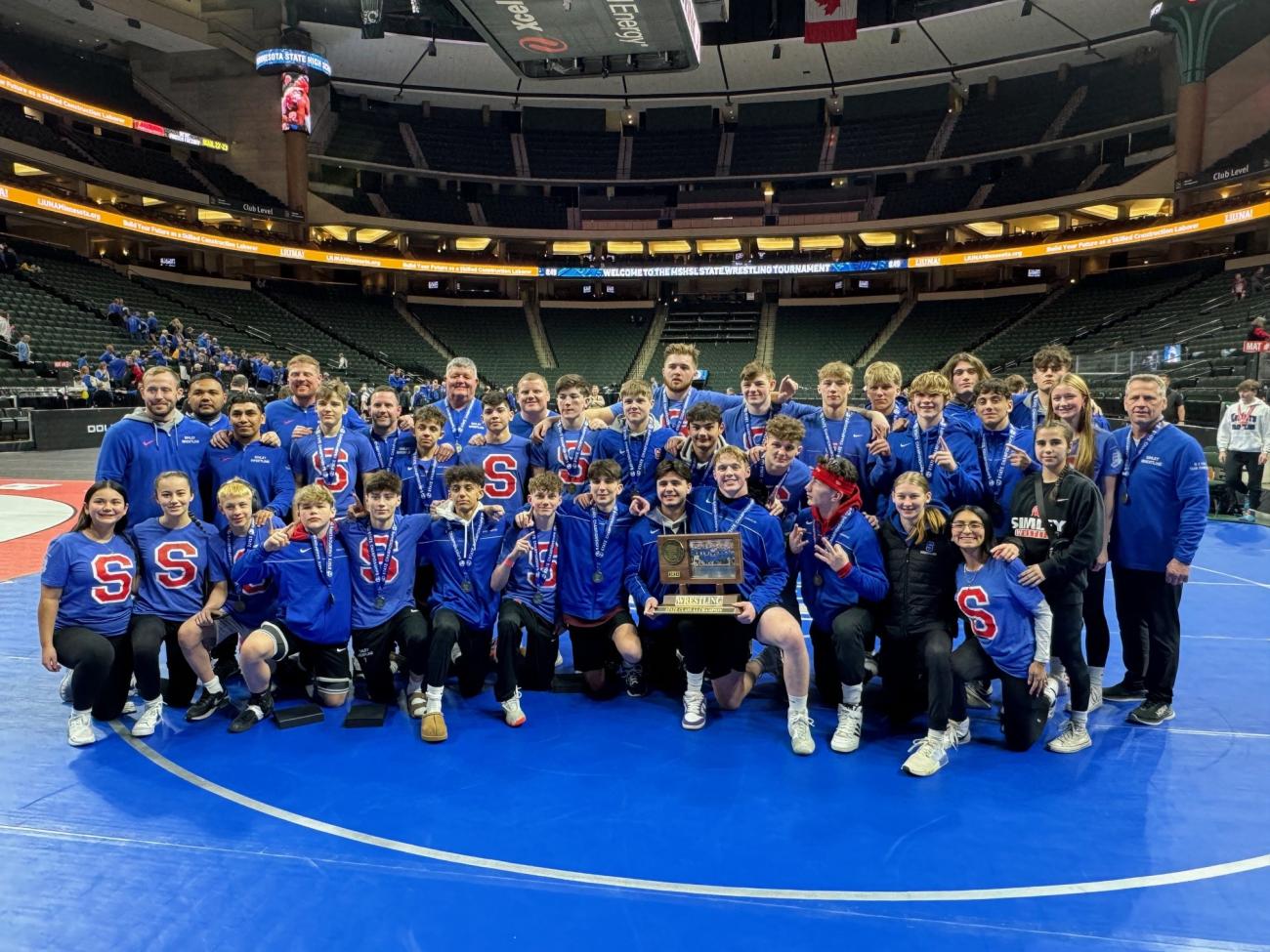 Class AA wrestling Simley 