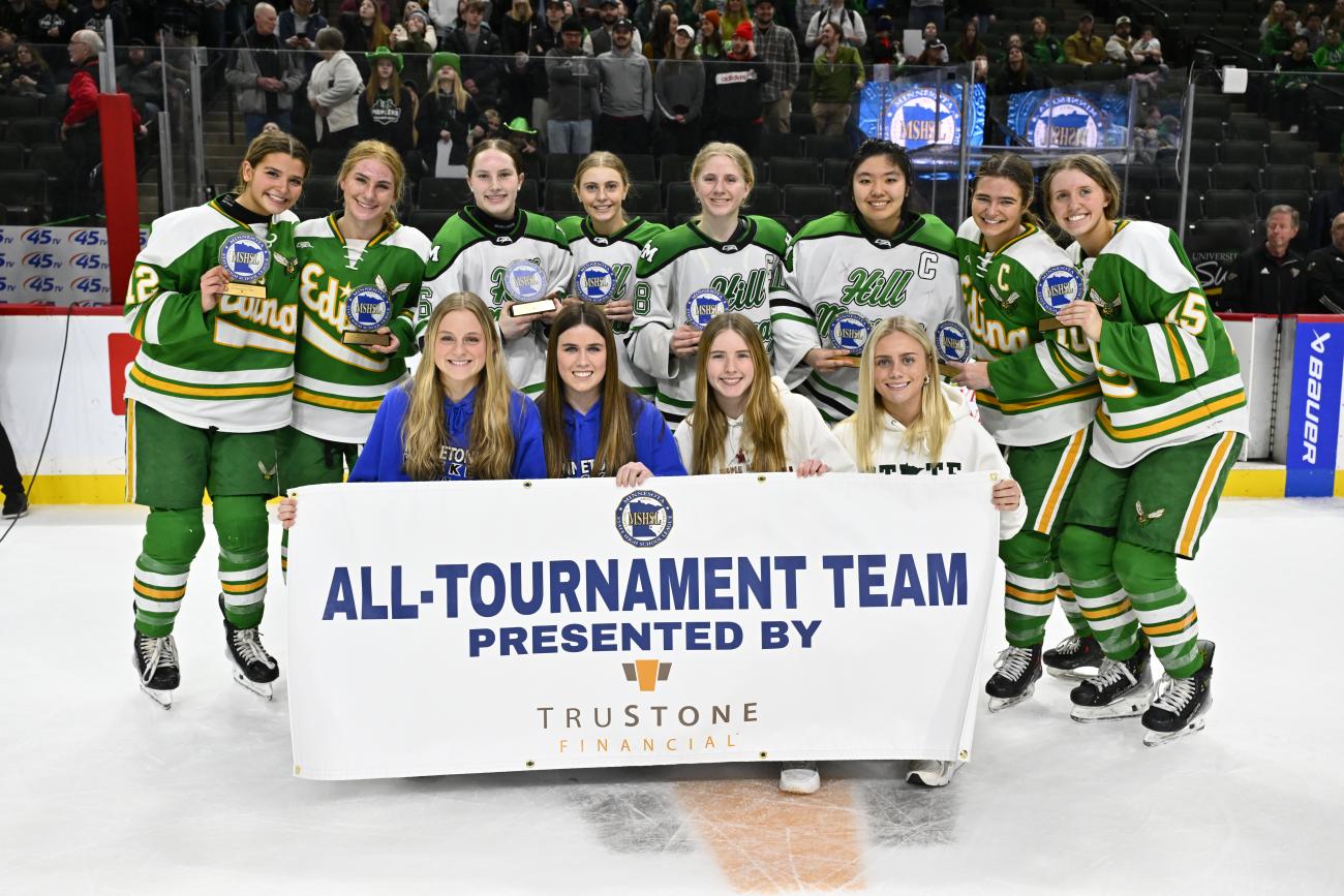 2024 Class AA Girls Hockey All-Tournament Team 