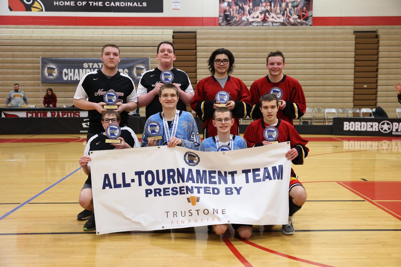 2024 Adapted Floor Hockey CI All-Tournament Team 