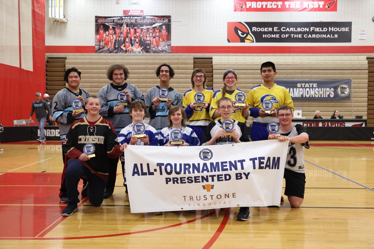 2024 Adapted Floor Hockey PI All-Tournament Team 