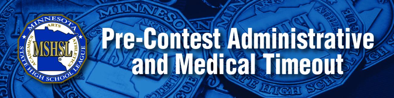 Pre-Contest Timeout Header Image