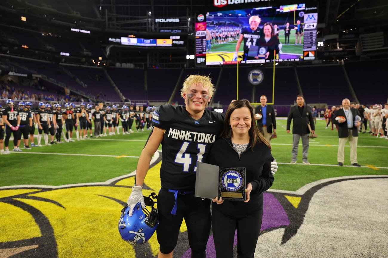 2024 Football Prep Bowl Most Valuable Teammate Minnetonka