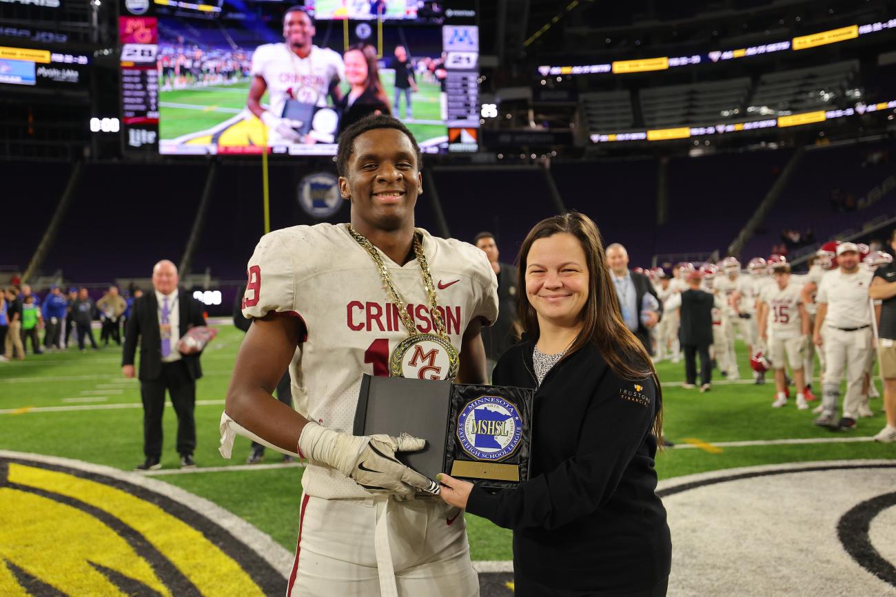 2024 Football Prep Bowl Most Valuable Teammate Maple Grove