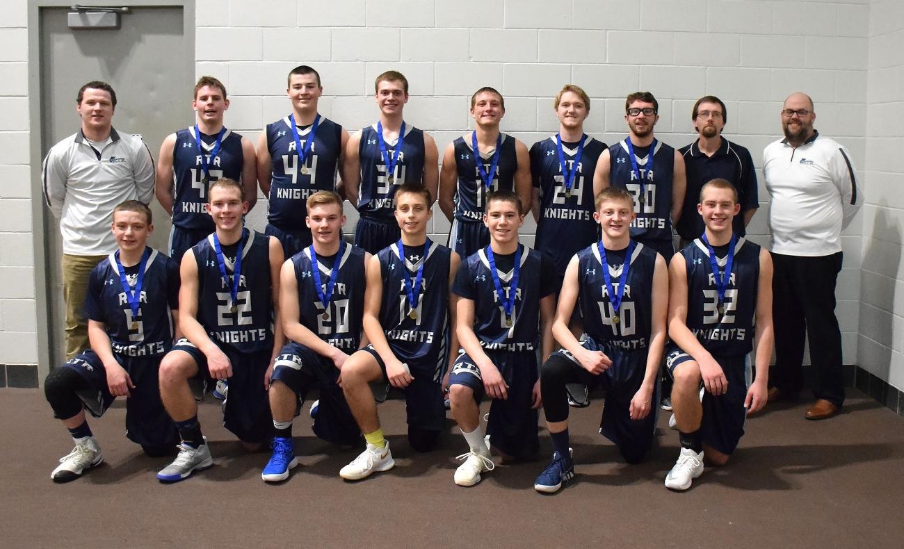 2018 Russell-Tyler-Ruthton Boys Basketball Championship Photo