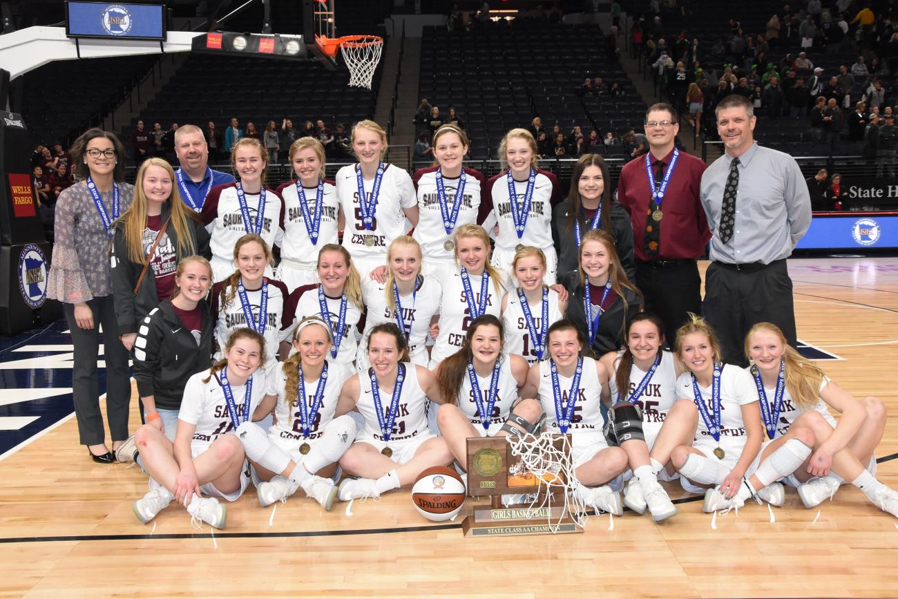 2018 Sauk Centre Girls Basketball Championship Photo