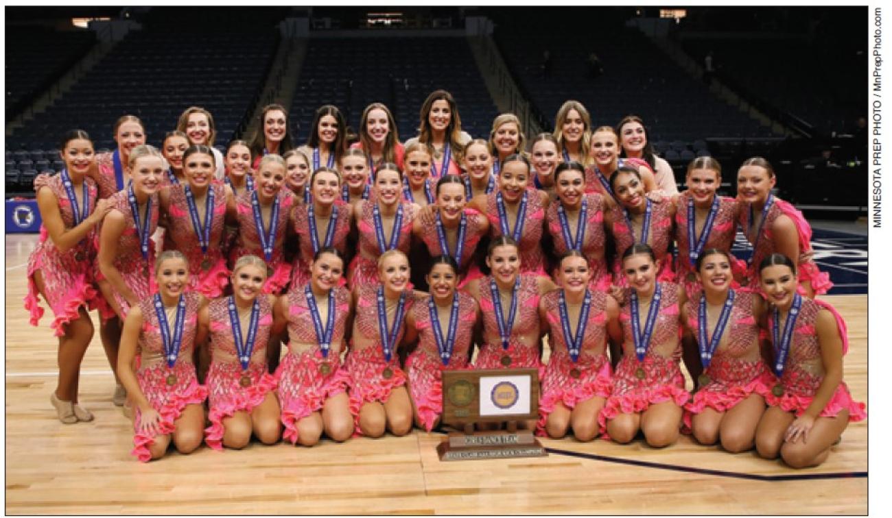2018 Eastview High Kick Dance Team Championship Photo