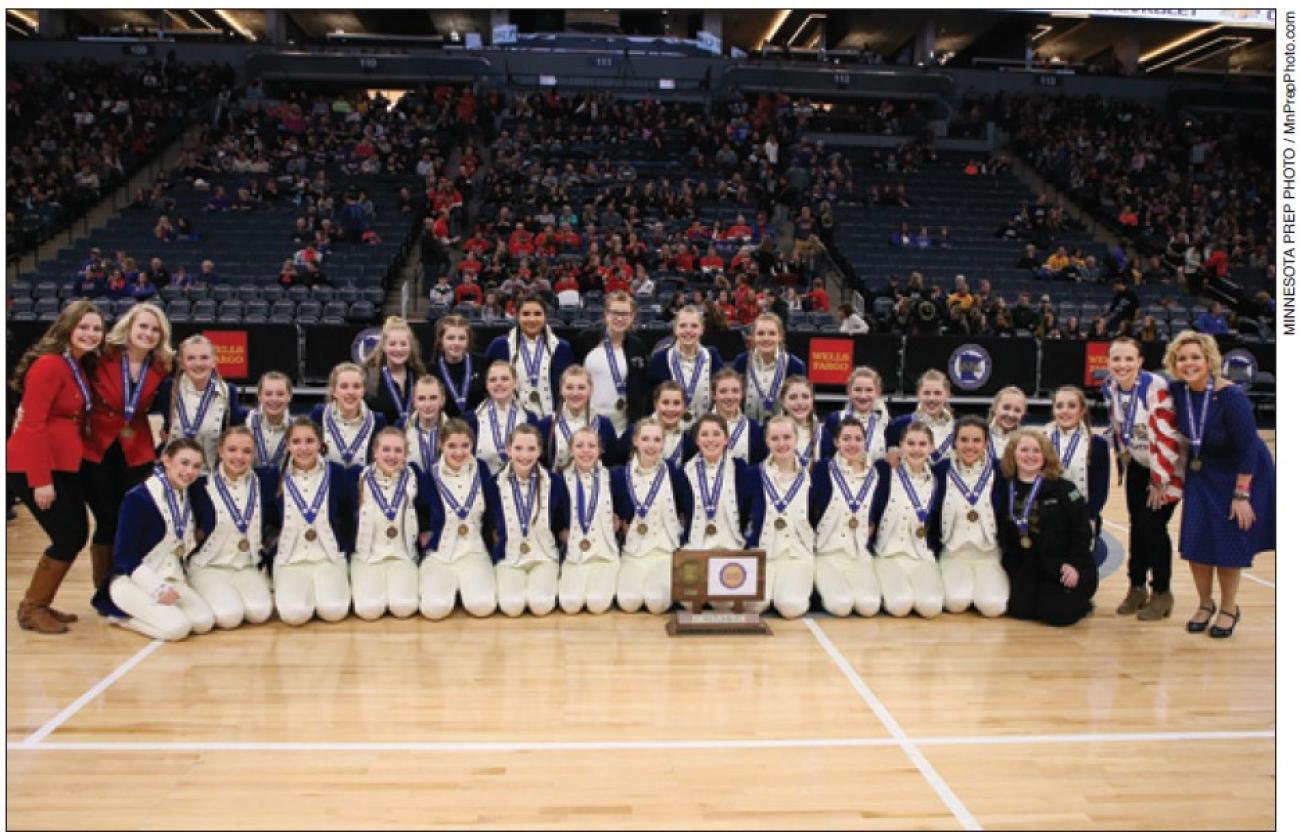2018 Frazee High Kick Dance Team Championship Photo