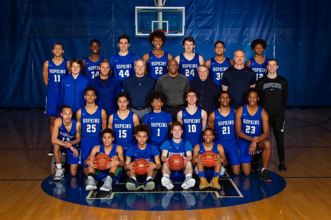 2019 Hopkins Boys Basketball Championship Photo