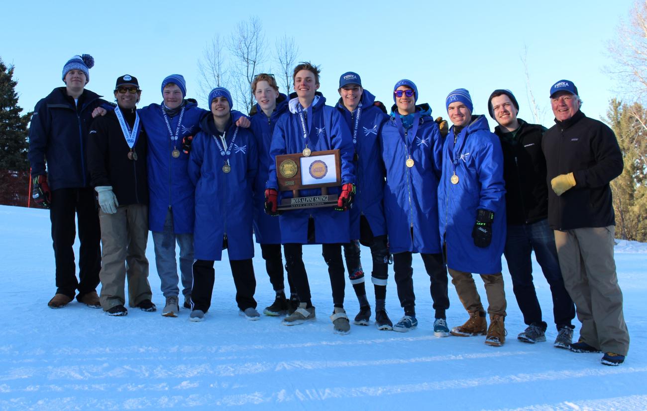 2018 Minnetonka Boys Alpine Skiing Championship Photo