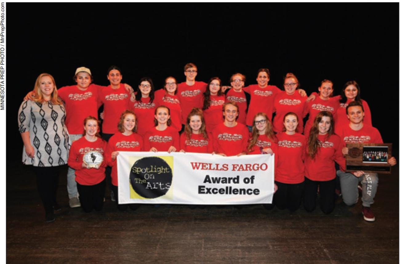 2018 Alexandria Area One Act Play Starred Performance Photo