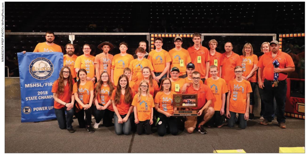 2018 Frazee-Vergas State Robotics Championship Photo
