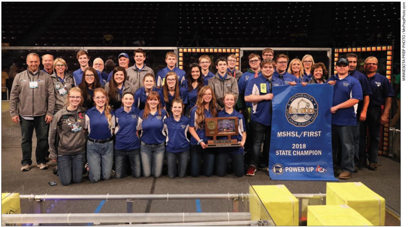 2018 Greenbush-Middle River State Robotics Championship Photo