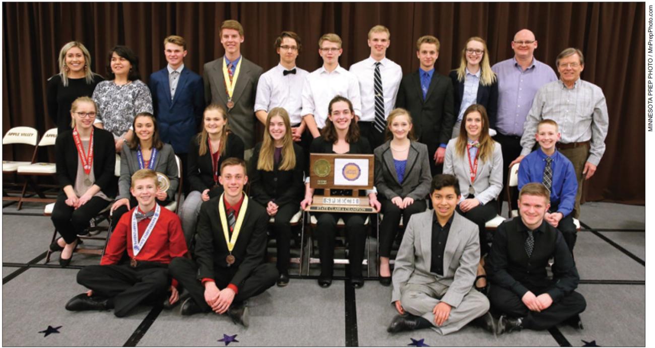 2018 Cannon Falls State Speech Championship Photo