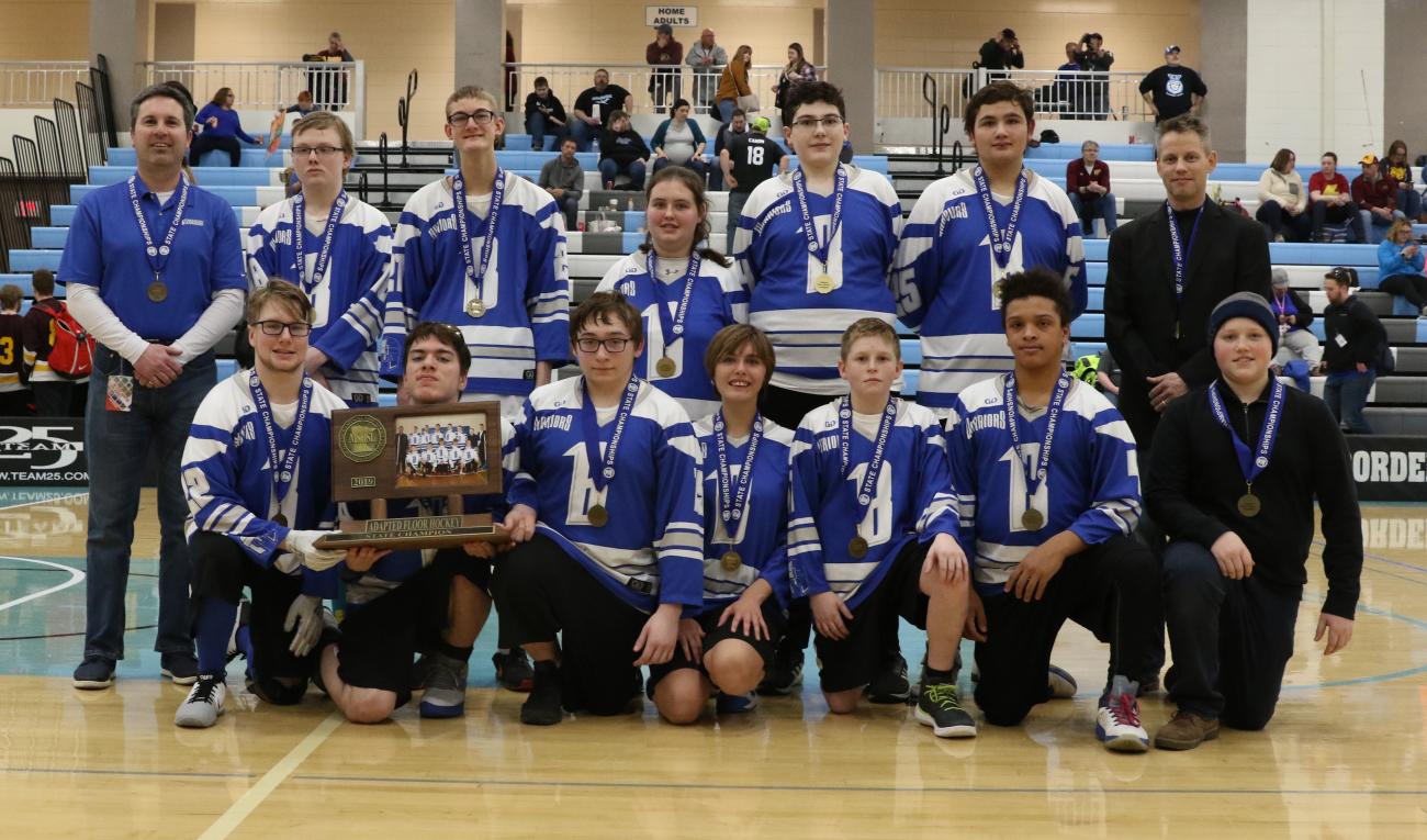 2019 Brainerd PI Adapted Floor Hockey Championship Photo