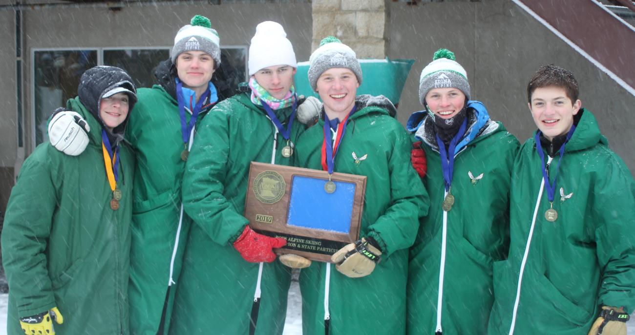 2019 Edina Boys Alpine Ski Championship Photo
